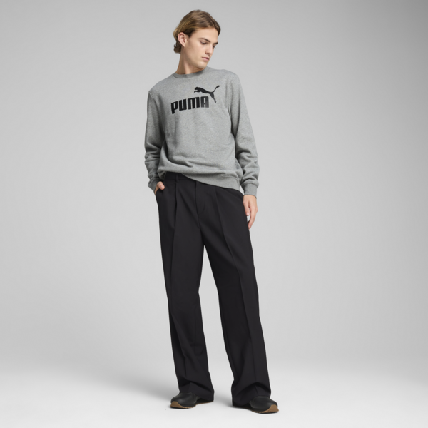 Essentials No. 1 Logo Crew Men, Medium Gray Heather, large-ZAF