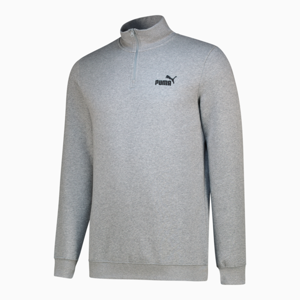 Essentials No. 1 Logo Half-Zip Men, Medium Gray Heather, large-ZAF