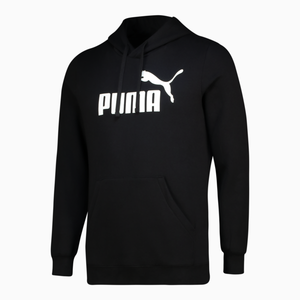 Essentials No. 1 Logo Hoodie Men, PUMA Black, large-ZAF