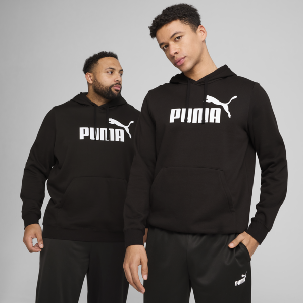 Essentials No. 1 Logo Hoodie Men, PUMA Black, large-ZAF