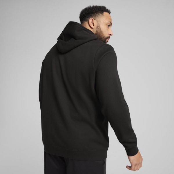 Essentials No. 1 Logo Hoodie Men, PUMA Black, large-ZAF