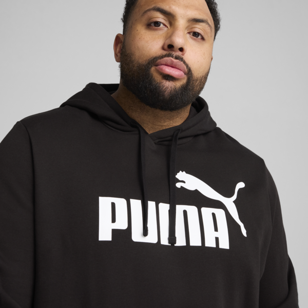 Essentials No. 1 Logo Hoodie Men, PUMA Black, large-ZAF