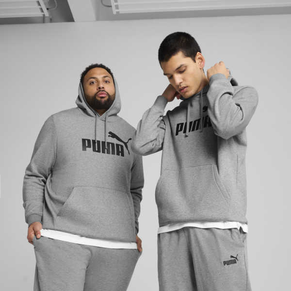 Essentials No. 1 Logo Hoodie Men, Medium Gray Heather, large-ZAF
