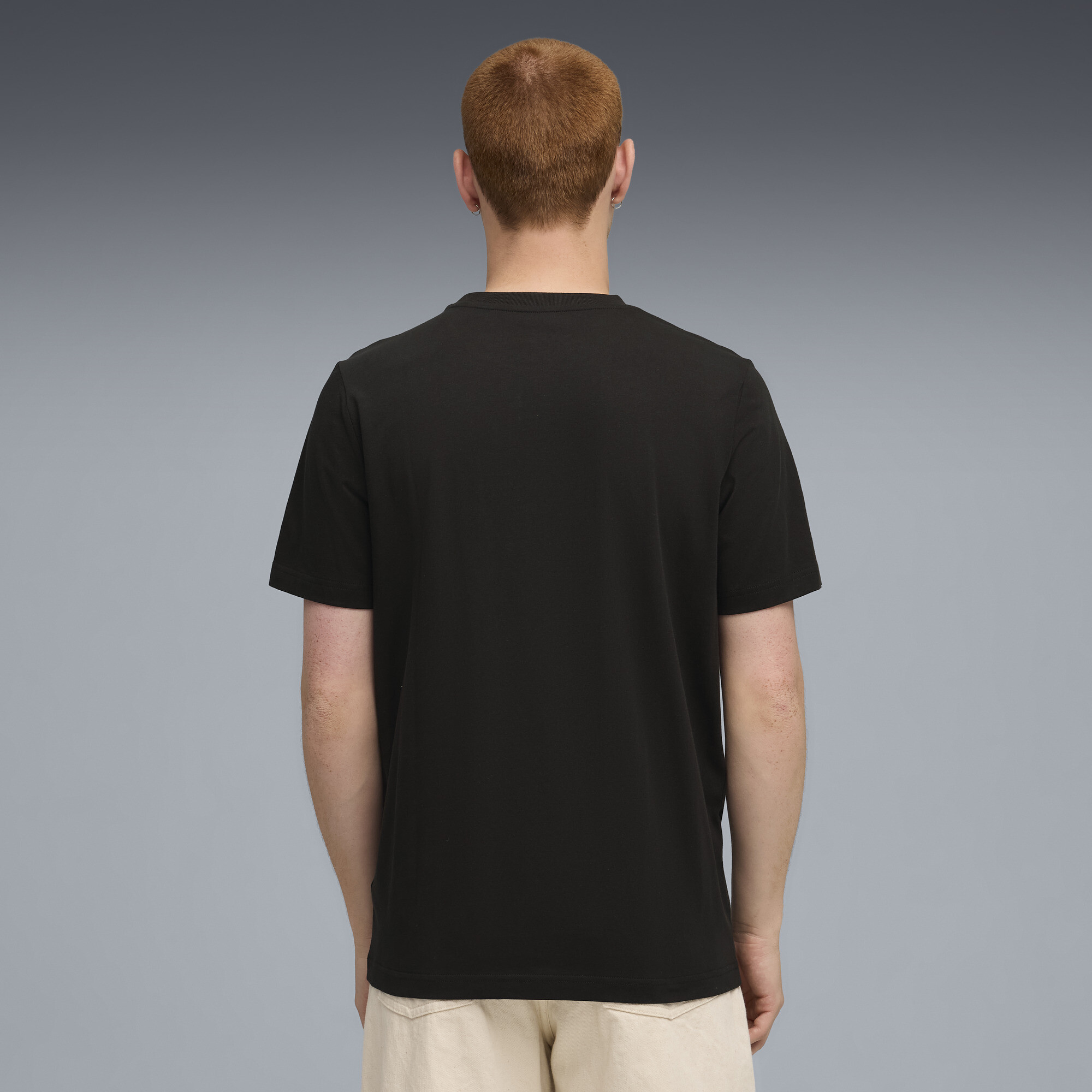 PUMA Essentials camouflageshirt voor Heren, Zwart, Maat XS thumbnail 5