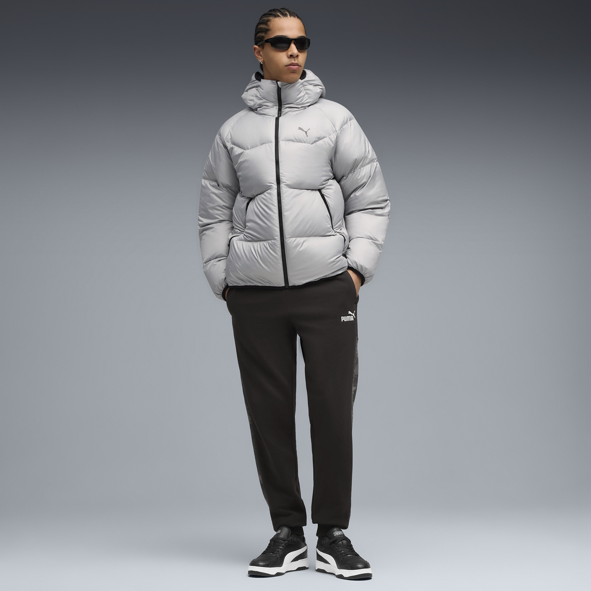 PUMA Essentials camouflagesweatpants voor Heren, Zwart, Maat M thumbnail 4