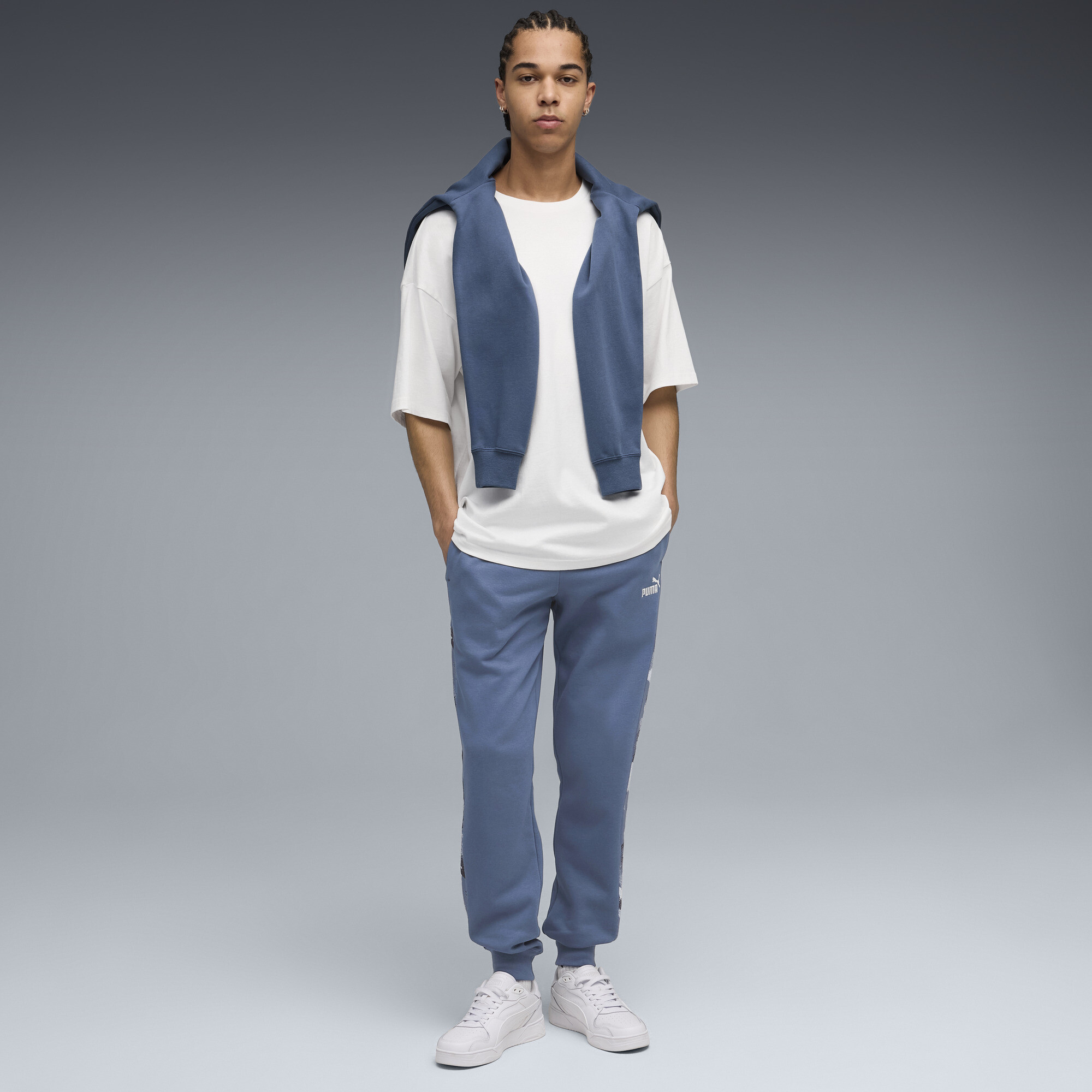 PUMA Essentials camouflagesweatpants voor Heren, Maat XL thumbnail 4