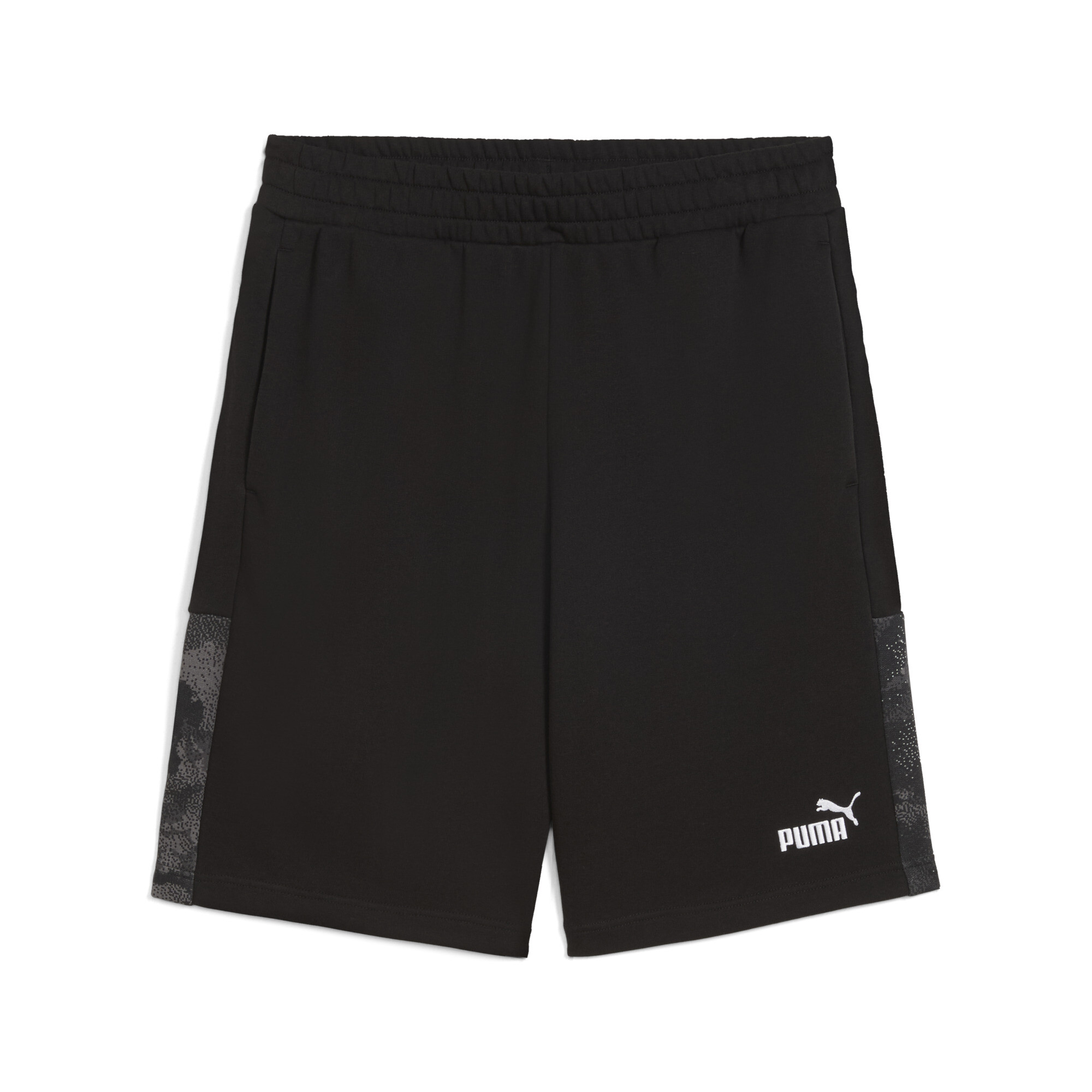 Puma Essentials Camo 10'' Shorts Herren | Mit Camouflage | Black | Größe: XS