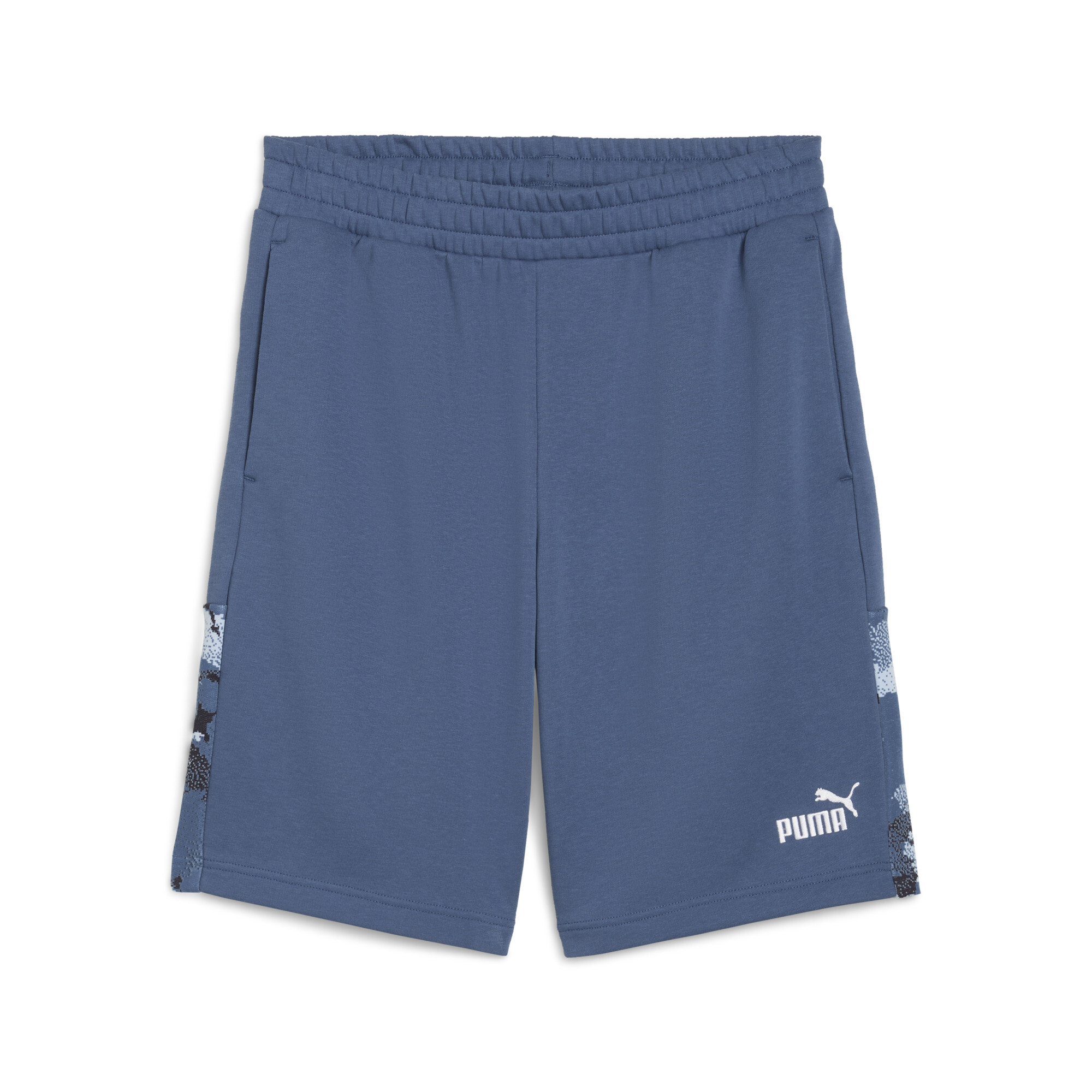 Puma Essentials Camo 10'' Shorts Herren | Mit Camouflage | Dark Indigo | Größe: L