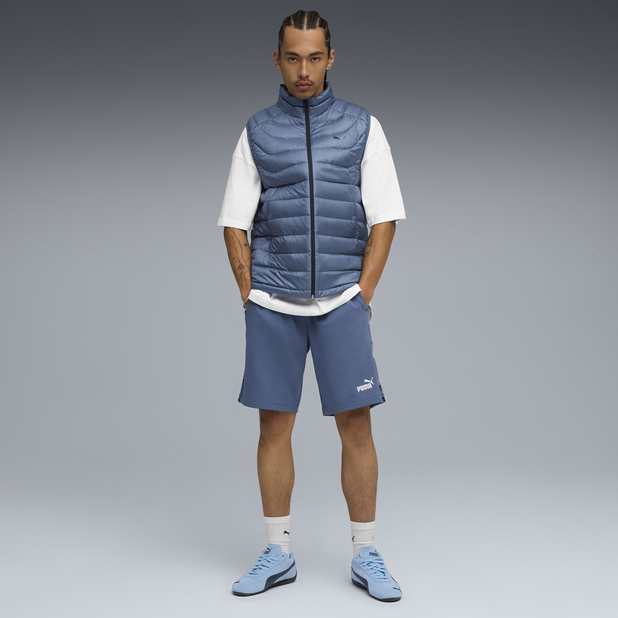 PUMA Essentials camouflageshort voor Heren, Maat L thumbnail 4