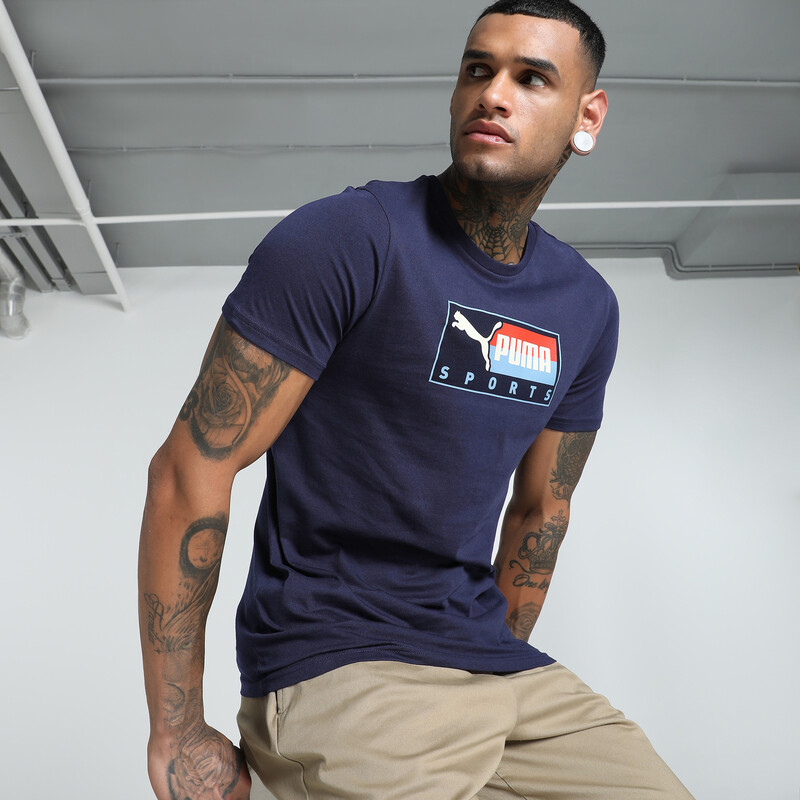 

Men's PUMA Box Graphic Slim Fit Tee