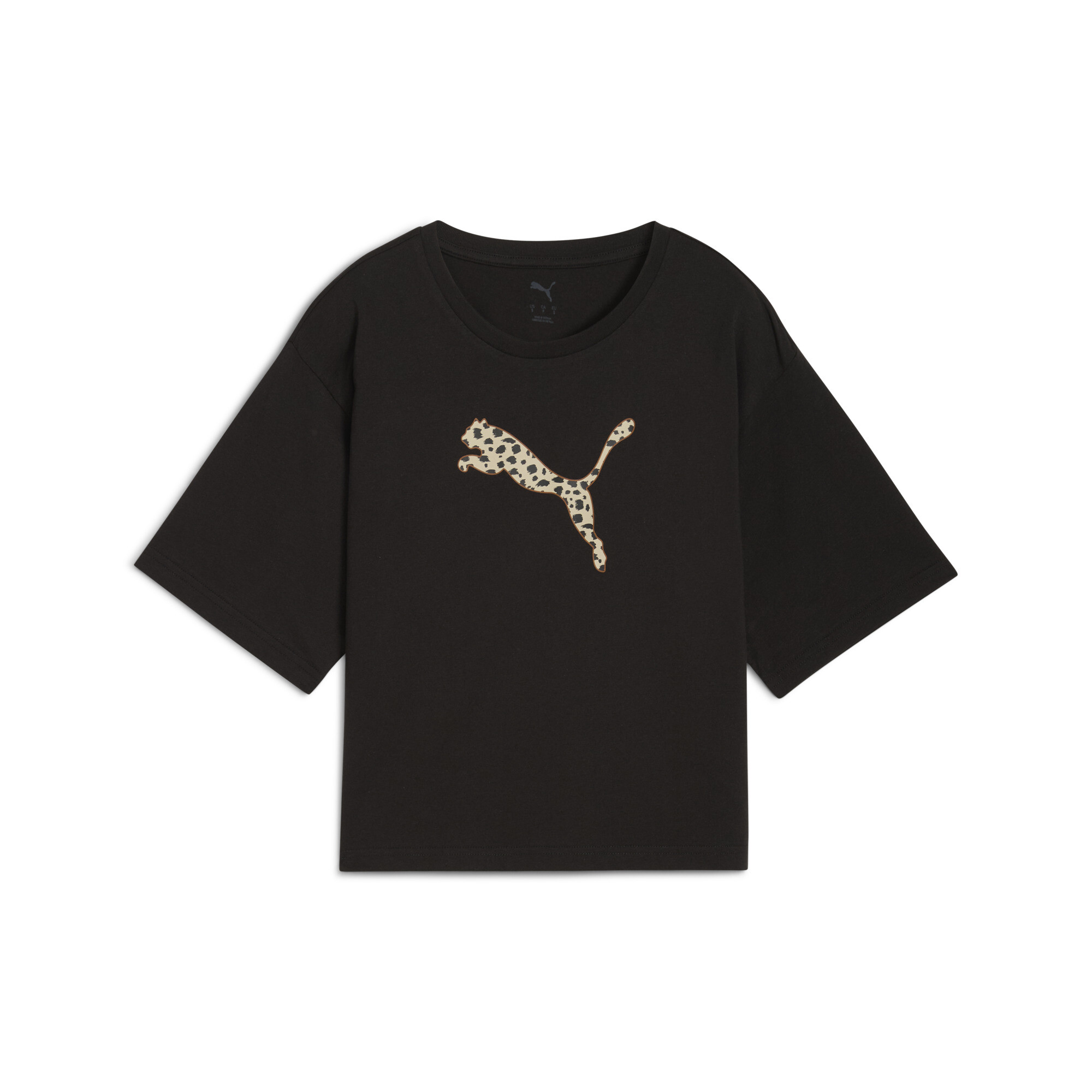 Puma Leo T-Shirt Damen | Mit Logo Print | Black | Größe: XXS