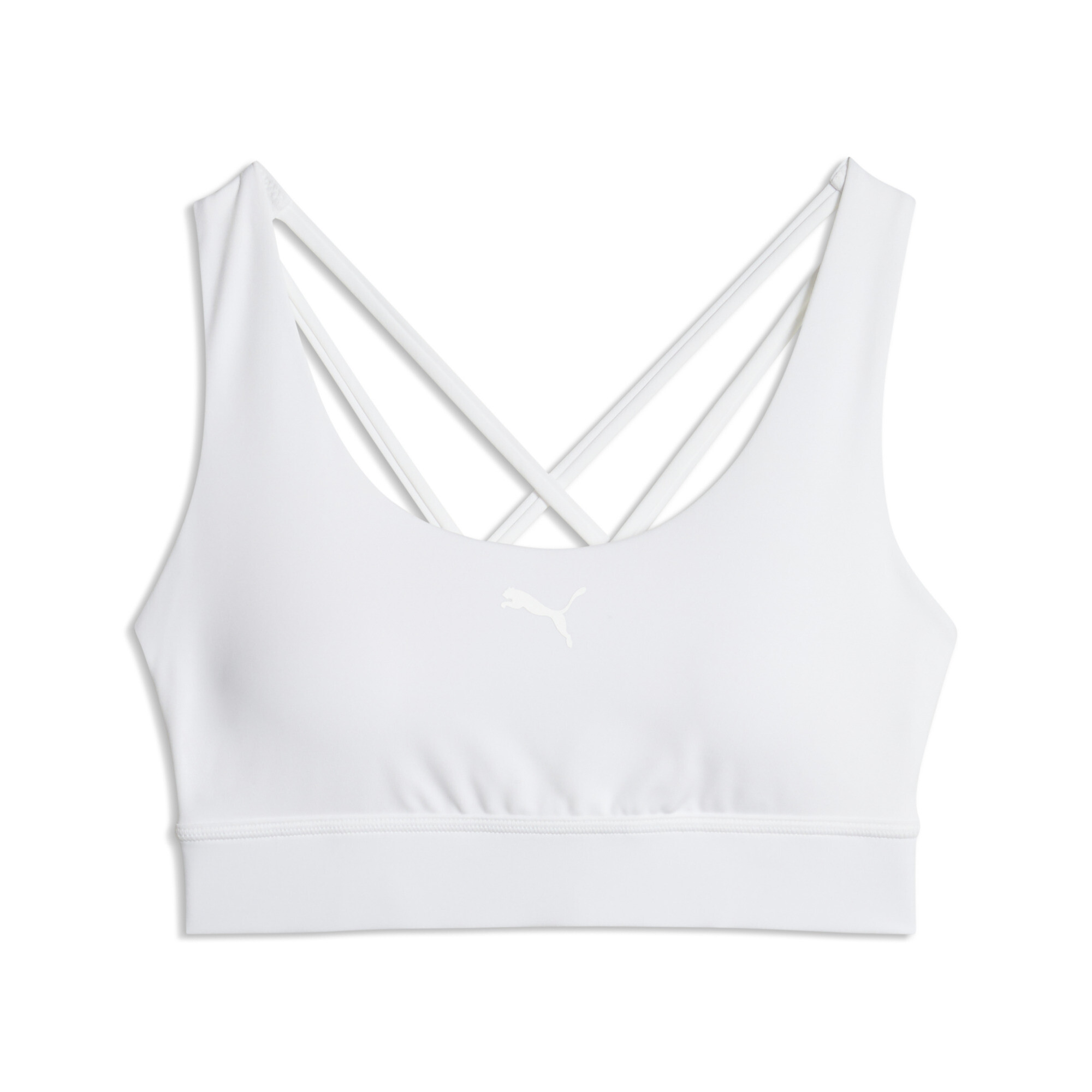 Puma Fit trainingsbeha voor Dames, Wit, Maat L