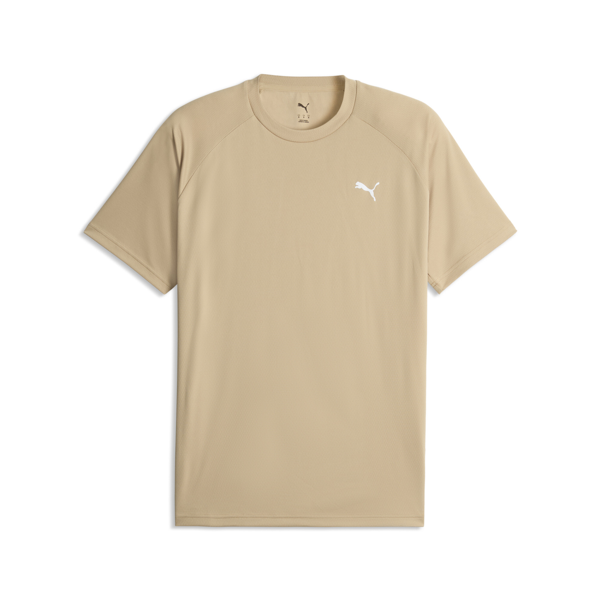 PUMA Koszulka treningowa męska, Odzież, Beżowy, M