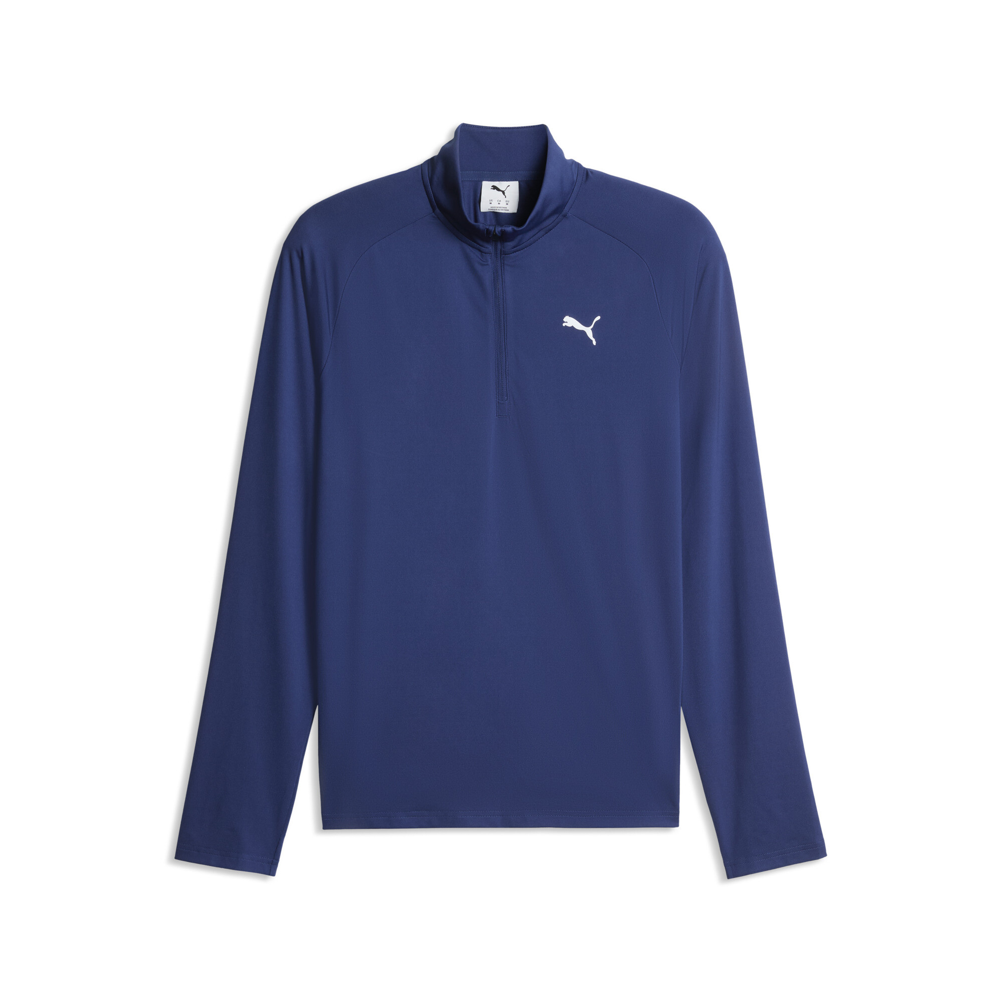PUMA Męska bluza treningowa z zamkiem 1/4 RB Leipzig, Akcesoria, Niebieski, M