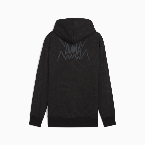 Buzo de básquet teamJAWS Post Game para hombre, PUMA Black, large-ARG