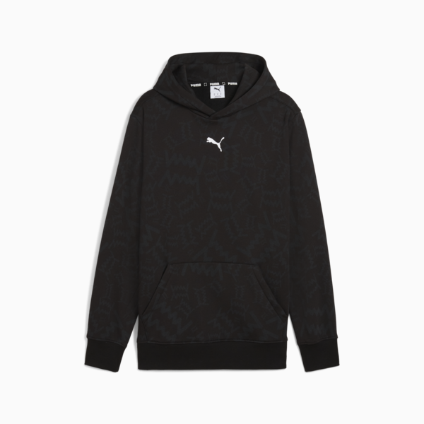 Buzo de básquet teamJAWS Post Game para hombre, PUMA Black, large-ARG