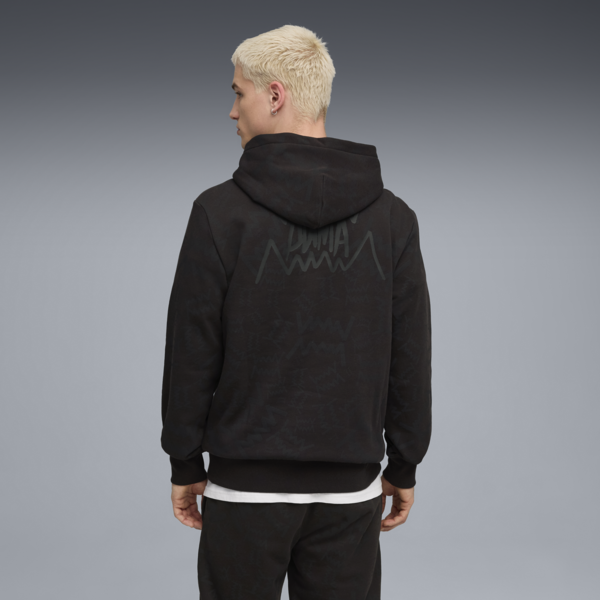 Buzo de básquet teamJAWS Post Game para hombre, PUMA Black, large-ARG