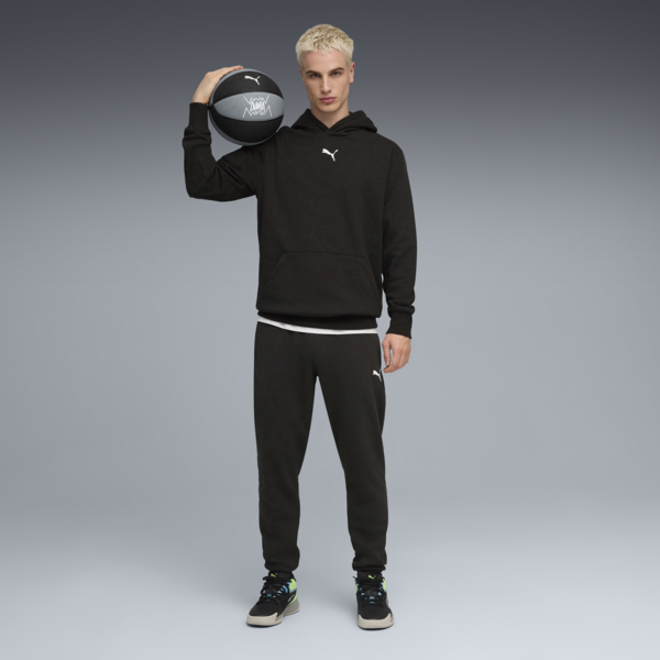 Buzo de básquet teamJAWS Post Game para hombre, PUMA Black, large-ARG
