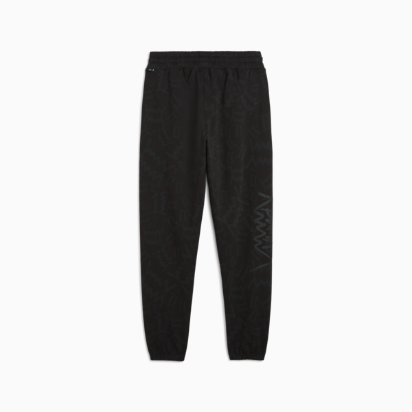 Jogging de básquet teamJAWS Post Game para hombre, PUMA Black, large-ARG