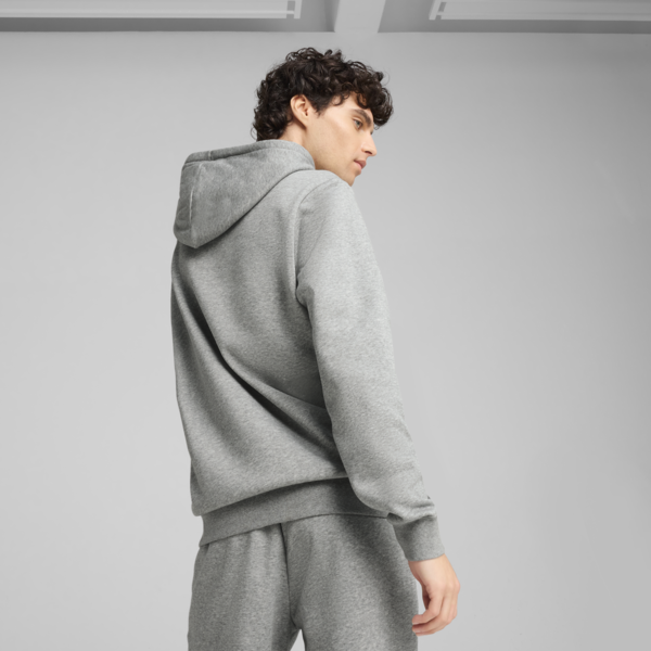 Essentials Hoodie Men, Medium Gray Heather, large-ZAF