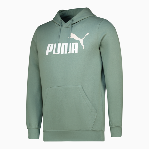 Essentials 2 Colour No. 1 Logo Hoodie Men, Green Moon, large-ZAF