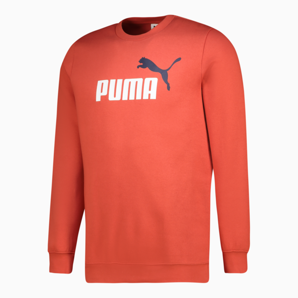 Essentials 2 Colour No. 1 Logo Crew Men, Red Fire, large-ZAF