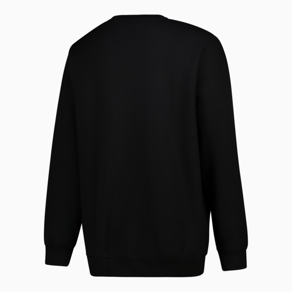 Essentials 2 Colour No. 1 Logo Crew Men, PUMA Black-spring fern, large-ZAF