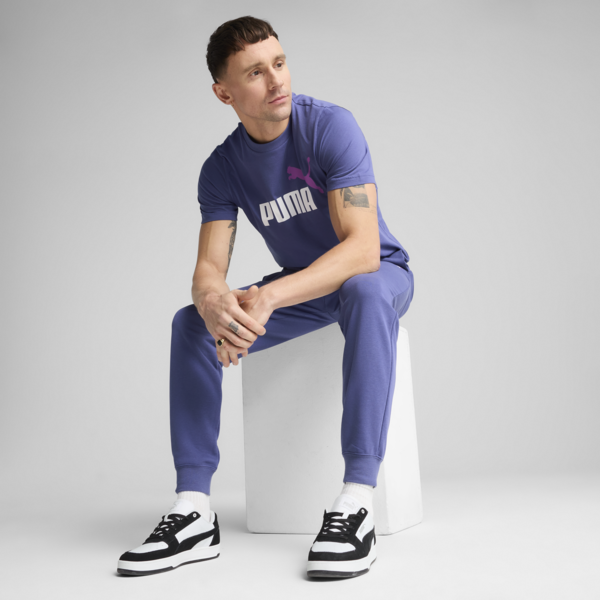 Essentials 2 Colour No. 1 Logo Tee Men, Blue Crystal, large-ZAF