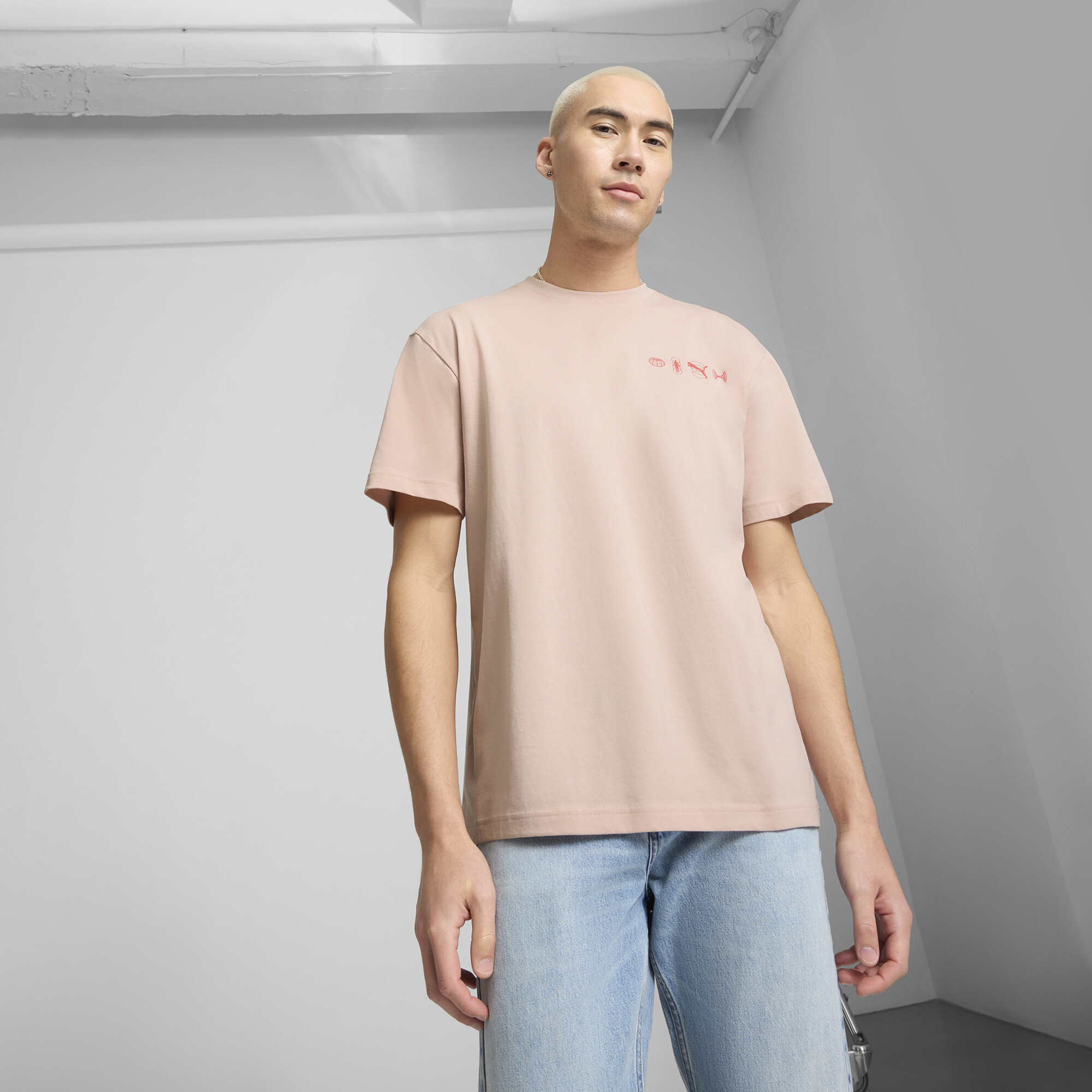 Puma Graphics Recovery T-shirt In Pink
