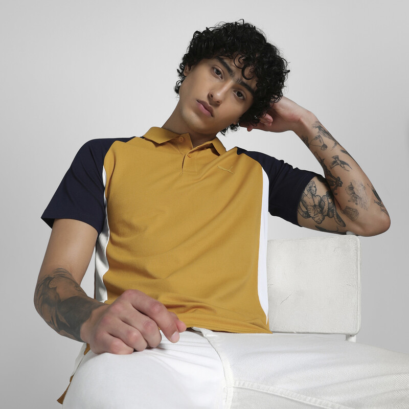 Men's PUMA Essentials Collar Tipping Polo