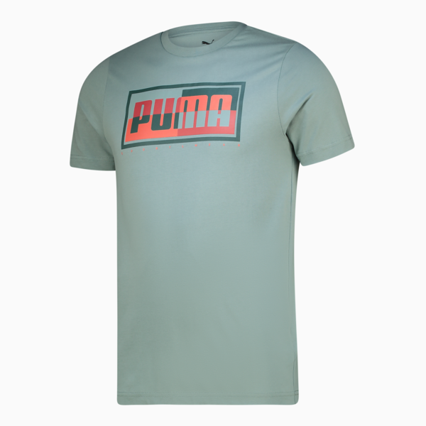 Graphics PUMA Box Tee Men, Green Moon, large-ZAF