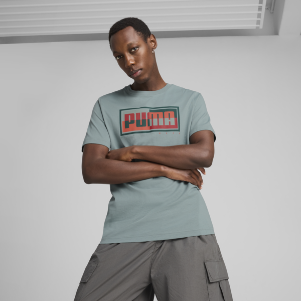 Graphics PUMA Box Tee Men, Green Moon, large-ZAF