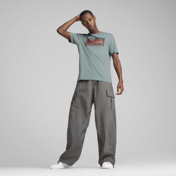 Graphics PUMA Box Tee Men, Green Moon, large-ZAF