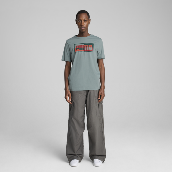 Graphics PUMA Box Tee Men, Green Moon, large-ZAF