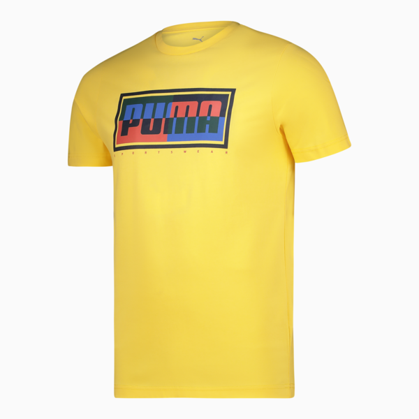 Graphics PUMA Box Tee Men, Sunny Yellow, large-ZAF