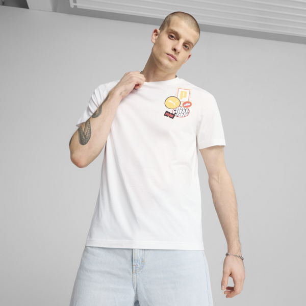 Graphics Icon Tee Men, PUMA White, large-ZAF