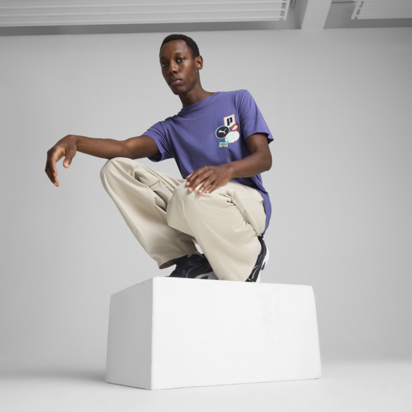 Graphics Icon Tee Men, Blue Crystal, large-ZAF