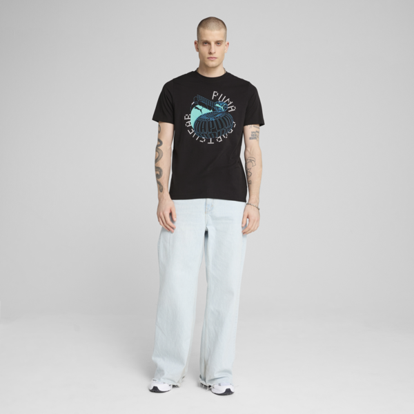 Graphics Execution Tee M Men, PUMA Black, large-ZAF