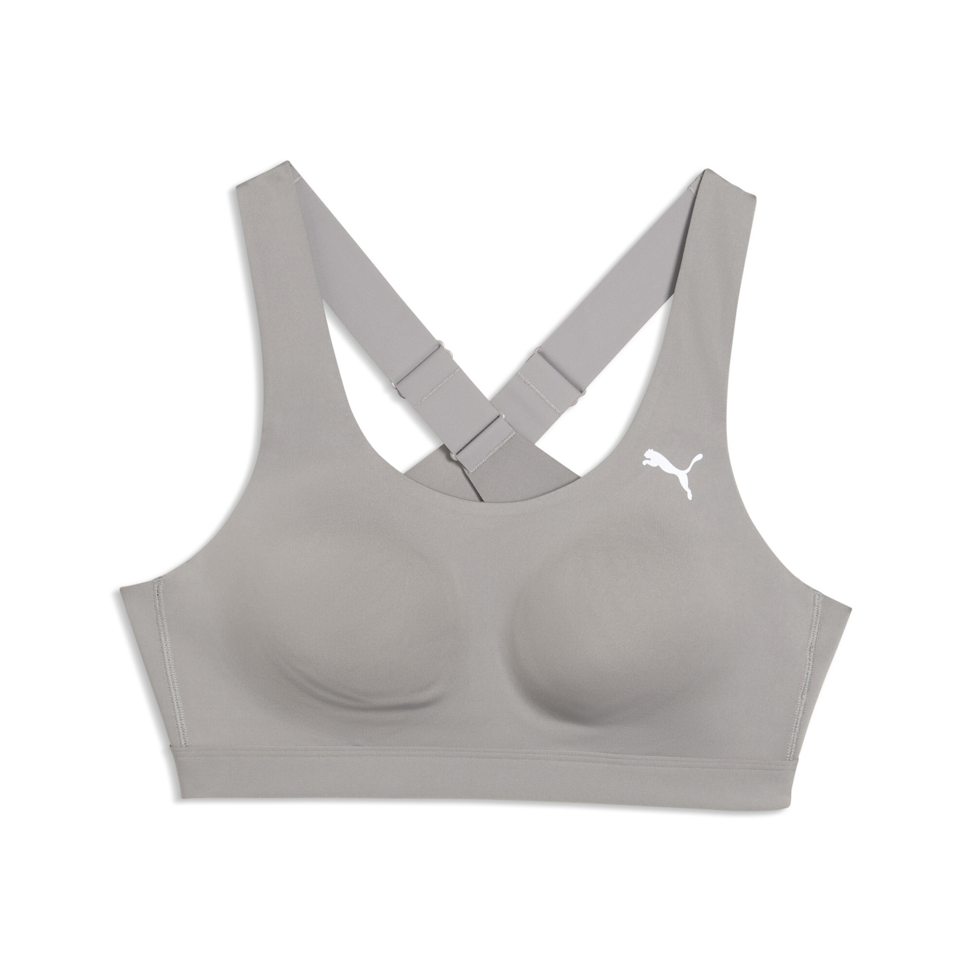 Puma Training Essentials bh met hoge ondersteuning voor Dames, Grijs, Maat L