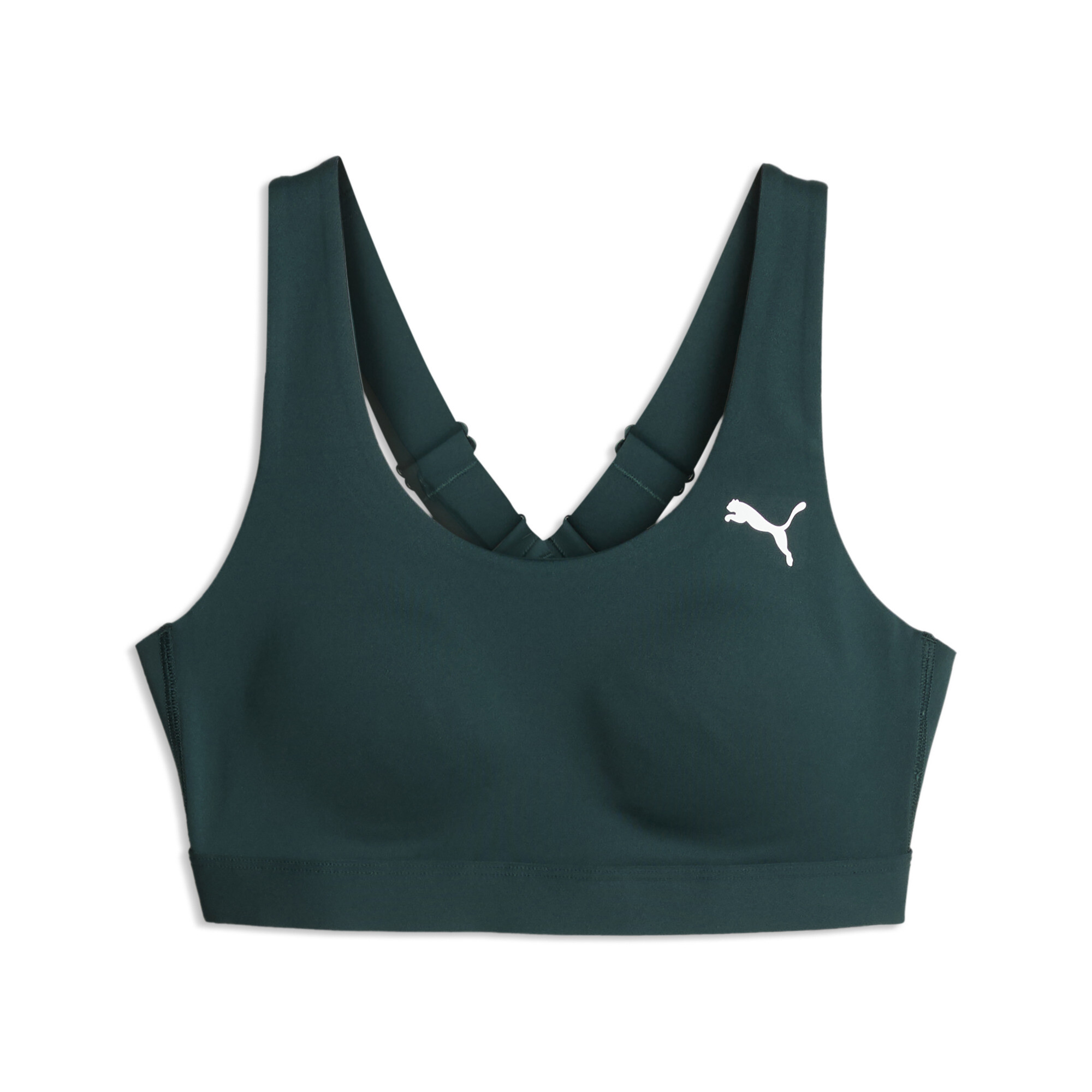 PUMA Damski stanik Training Essentials o wysokim wsparciu, Odzież, Zielony, M