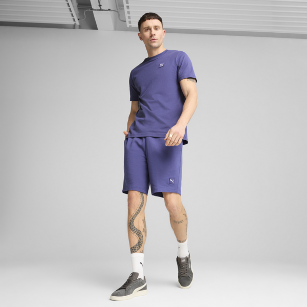 Essentials Elevated Tee Men, Blue Crystal, large-ZAF