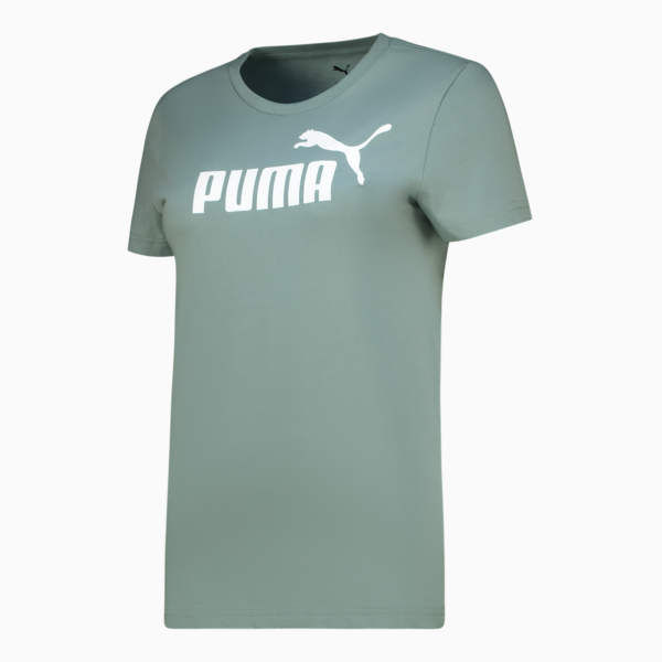 Essentials No. 1 Logo Tee Women, Green Moon-s, large-ZAF