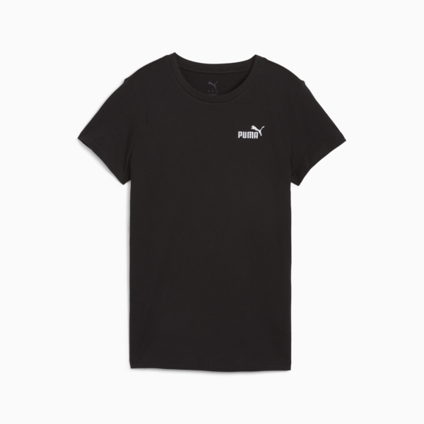 Essentials Small No. 1 Logo Tee Women, PUMA Black, large-ZAF
