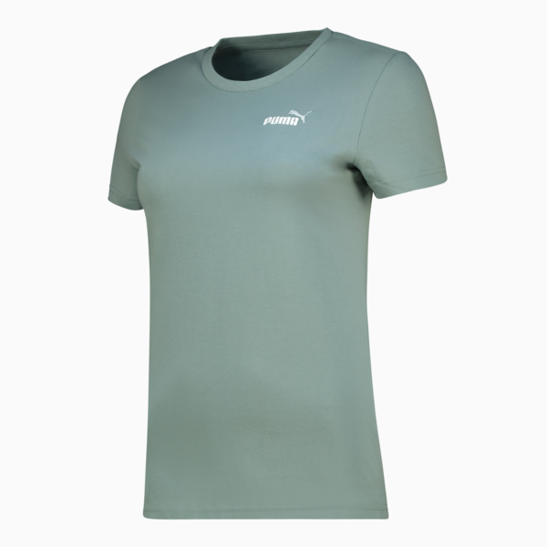 Essentials Small No. 1 Logo Tee Women, Green Moon-s, large-ZAF
