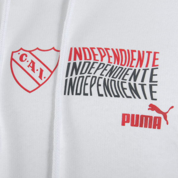 Buzo Hoodie CAI FTBLNRGY, PUMA White-Chili Pepper, large-ARG