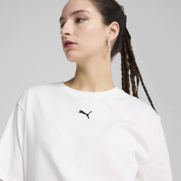 Essentials Relaxed Tee Women, PUMA White, large-ZAF