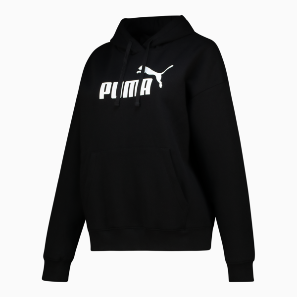 Essentials No. 1 Logo Comfort Hoodie Women, PUMA Black, large-ZAF