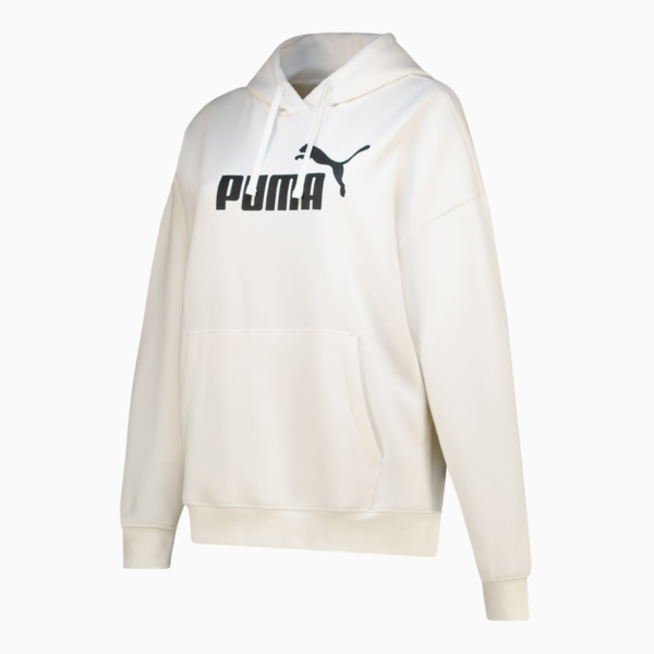 Essentials No. 1 Logo Comfort Hoodie Women, PUMA White, large-ZAF