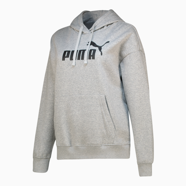 Essentials No. 1 Logo Comfort Hoodie Women, Light Gray Heather, large-ZAF