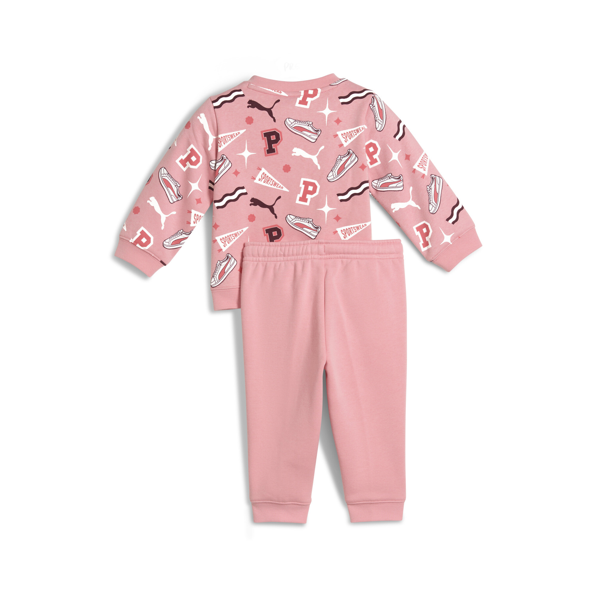 PUMA Minicats set met ronde hals, Roze, Maat 12-18M thumbnail 2